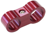 Stepped Billet Aluminium Dual Hose Separators, 9/16" (14.2mm) I.D. & 5/8" (15.9mm) I.D.