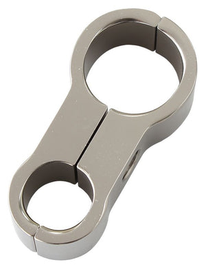 Billet Aluminium Dual Hose Separators, Titanium Finish