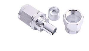 STAINLESS STRAIGHT HOSE END   -4AN