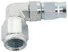 Zinc Coated Steel 90° Hose End