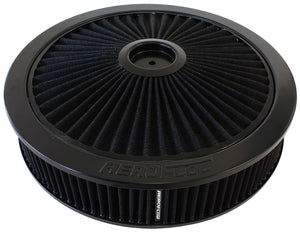 Full Flow Top Universal Air Filter Assembly, 28mm (1-1/8”) Drop base