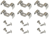 Dual Stainless Steel Hard Line Clamp, 6 Pack