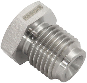 Stainless Steel Inverted Flare Hex Port Plug