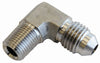 Stainless Steel 90° NPT Male to AN