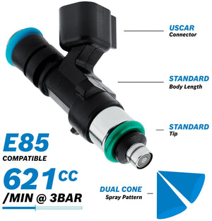 Bosch 621cc EV14 Medium Fuel Injector