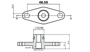 Fuel Rail Adapter, Suit Subaru STi EJ25 2008-on