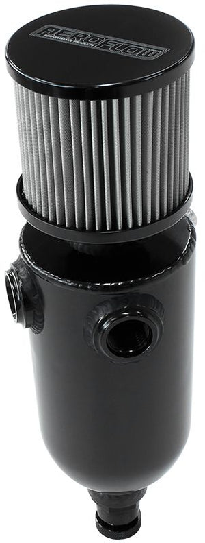 550mL Universal Breather Tank with Dual -8 ORB Ports & Breather