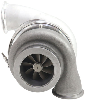 BOOSTED 6782.85 V-Band Turbocharger 1125HP, Natural Cast Finish