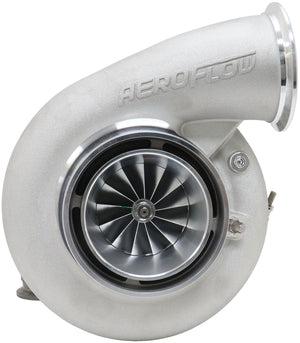 BOOSTED 7682 V-BAND 1.01 Turbocharger 1500HP, Natural Cast Finish