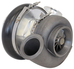 BOOSTED 8888 V-Band 1.31 Turbocharger 1250HP, Natural Cast Finish