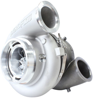 BOOSTED 94103 V-Band 1.22 Turbocharger 2000HP, Natural Cast Finish