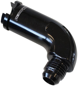 90° Push-On EFI Fuel Fitting, 9.52mm (3/8") Hose Pressure Side