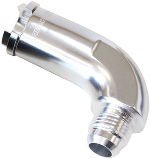 90° Push-On EFI Fuel Fitting, 9.52mm (3/8") Hose Pressure Side