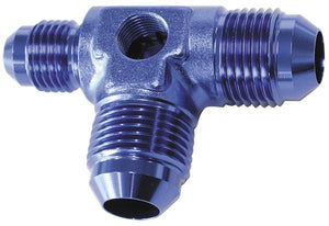 Male AN Stepped FLare Tee with 1/8" NPT Ports