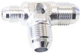 Male AN Stepped FLare Tee with 1/8" NPT Ports