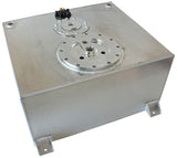 Aluminium 15 Gallon (57L) Fuel Cell Flat Bottom Triple 60mm Pump Hanger & Fuel Sender