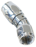 880 Elite Series Full Flow Cutter Swivel Straight Hose End