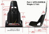 Pro Street Aluminium Race Seats, 18.5" Hip Width