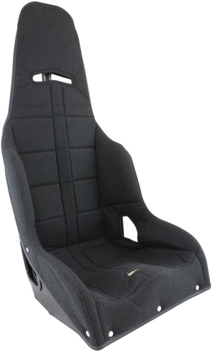 Black Tweed Seat Cover, to Suit Pro Street Drag Aluminium Race Seat