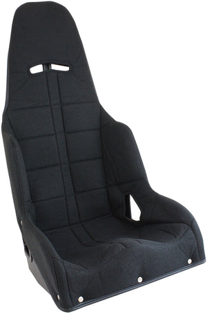 Black Tweed Seat Cover, to Suit Pro Street Drag Aluminium Race Seat