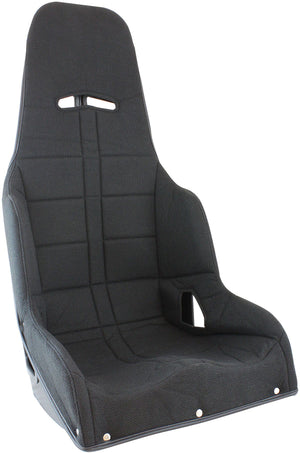 Black Tweed Seat Cover, to Suit Pro Street Drag Aluminium Race Seat