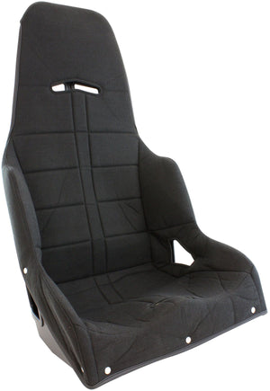 Black Tweed Seat Cover, to Suit Pro Street Drag Aluminium Race Seat