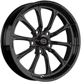 Exile 15" x 3.5" Front Wheel, Black