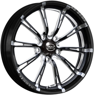 Hammer 15" x 3.5" Front Wheel, Black with Eclipse Finish