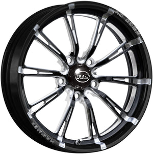 Hammer 17" x 4.5" Front Wheel, Black with Eclipse Finish