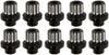 12-Point Wheel Nut Set, Black Eclipse Finish