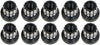 12-Point Wheel Nut Set, Black Eclipse Finish