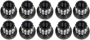 12-Point Wheel Nut Set, Black Eclipse Finish