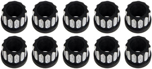 12-Point Wheel Nut Set, Black Eclipse Finish