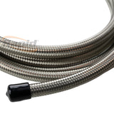SS BRAIDED HOSE -10AN 3 METRE LENGTH CLAMSHELL PACK