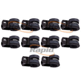 CUSHIONED P CLAMPS -6AN 10PK  BLACK 9.5MM ID OR 3/8" ID