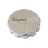 AEROFLOW RADIATOR CAP COVER   SMALL STYLE CAP RAW ALLOY