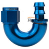 550 Series Cutter Style One Piece Swivel 180° Stepped Hose End