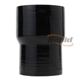 Silicone Hose Reducer Str     Black I.D 2.75-2.50" 70-63mm, 5.3mm, 127