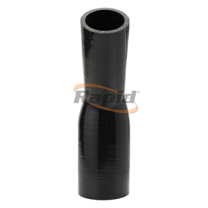 Silicone Hose 45 Deg; Black   I.D 2.50" 63mm, Wall 5.3mm,   145mm Leg
