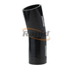 Silicone Hose 23 Deg; Black   I.D 4.00" 90mm, Wall 5.3mm,   125mm Leg